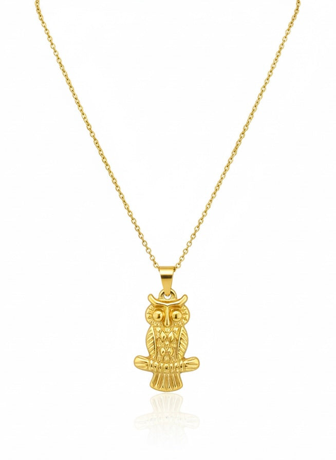 Wise Owl Pendant Necklace