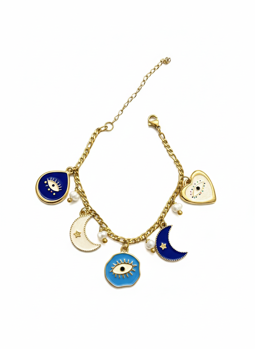 Artisan Ethereal Charm Bracelet