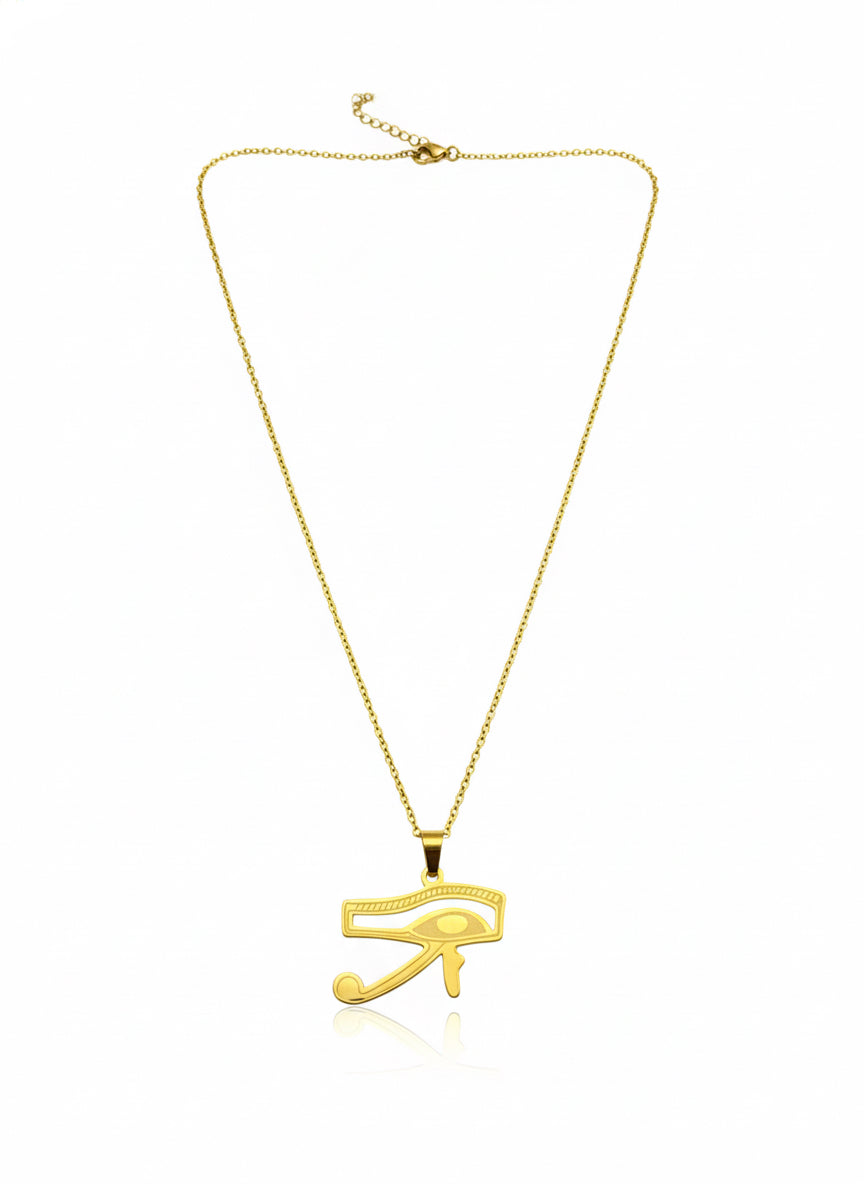 Gold Eye of Horus Necklace