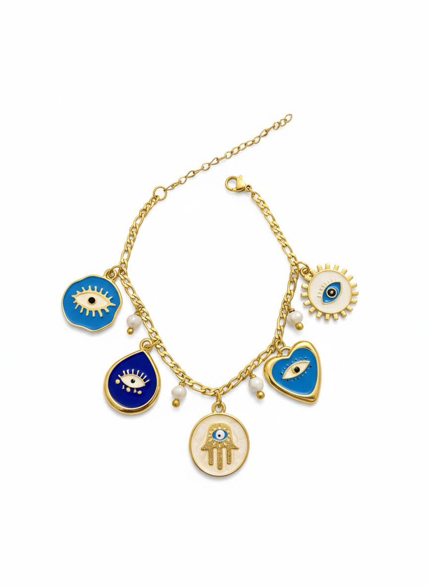 Golden Aura Charm Bracelet