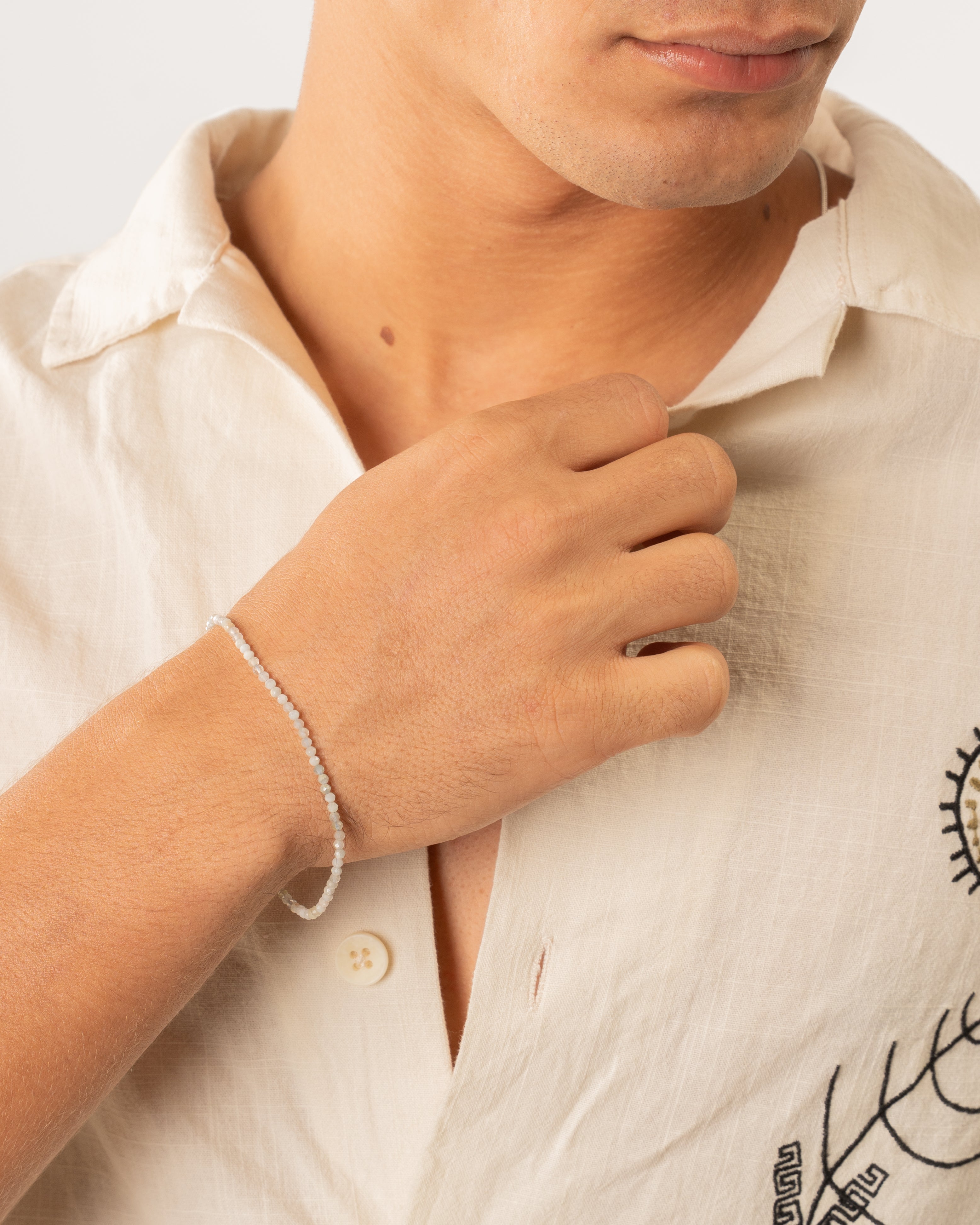 Arctic Mist Beaded Bracelet