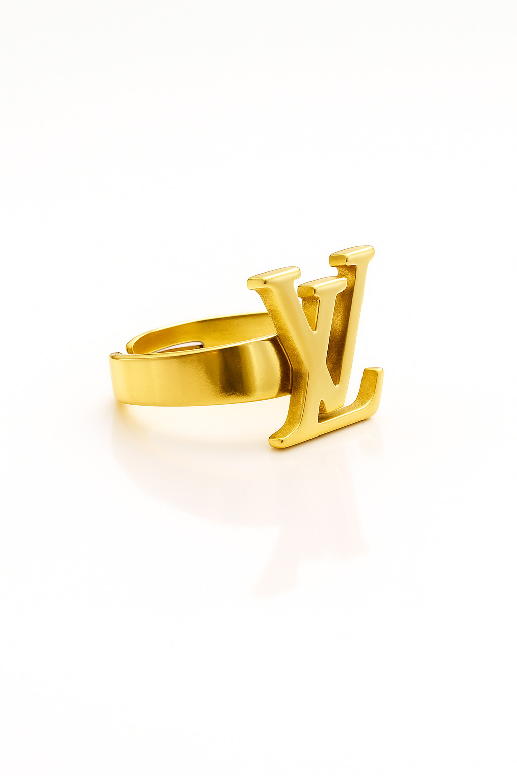 Luxury Logo LV Ring