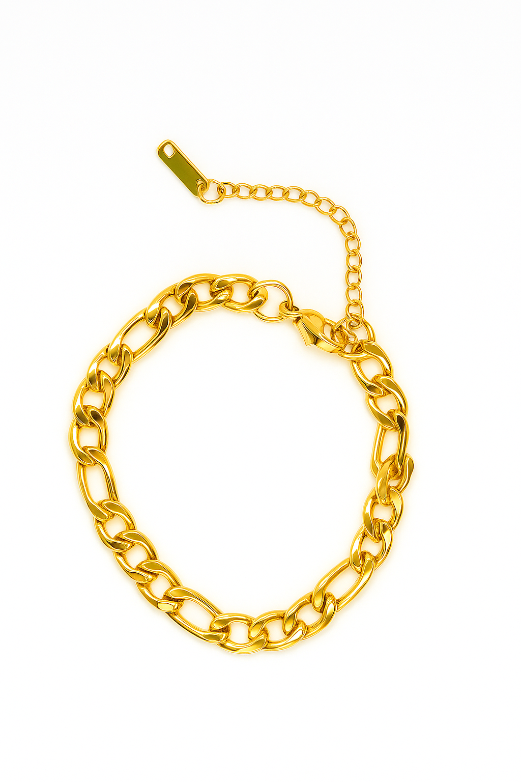 Gold Stainless Steel Link Chain Bracelet