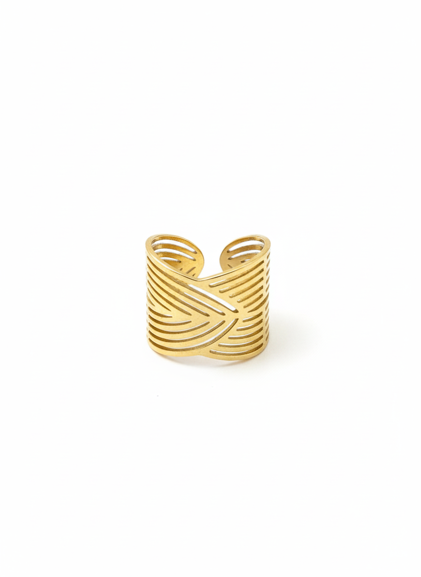 The Chevron Cuff Ring