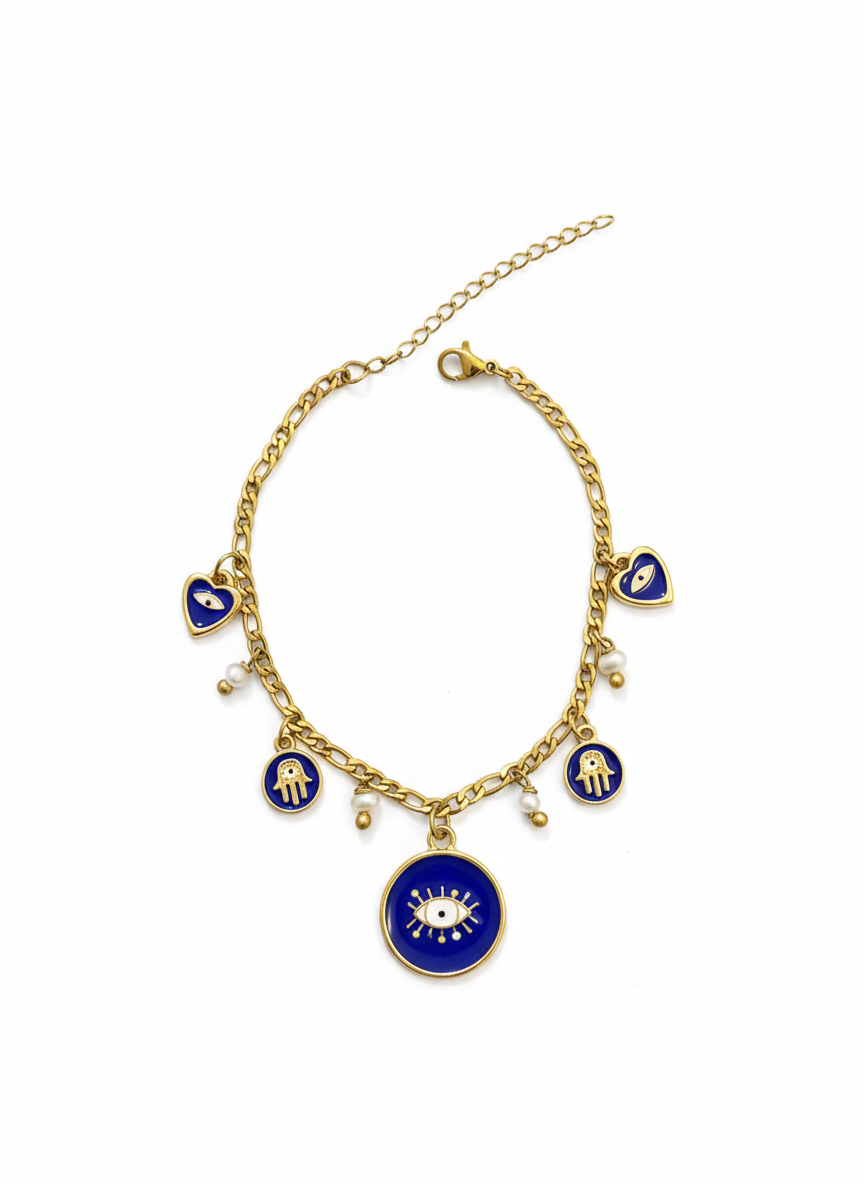 Artisan Roman Charm Bracelet