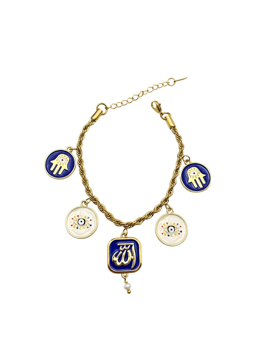 Islamic Protection Charm Handmade Bracelet