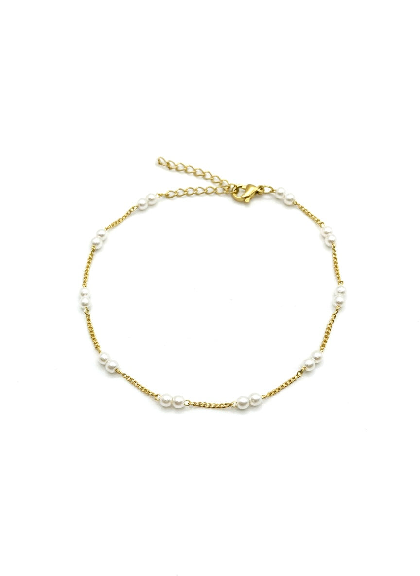 Graceful Pearl Anklet