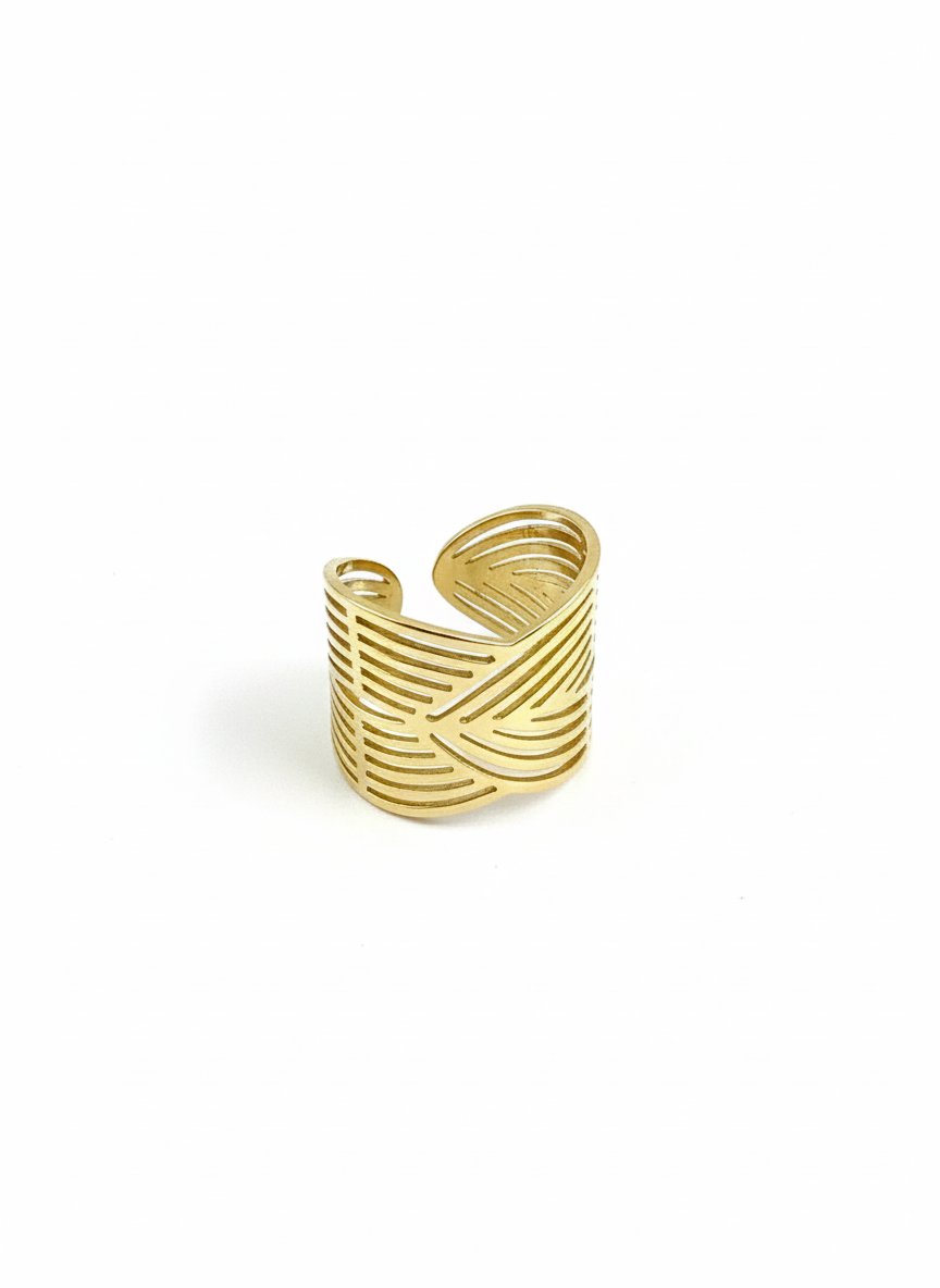 The Chevron Cuff Ring