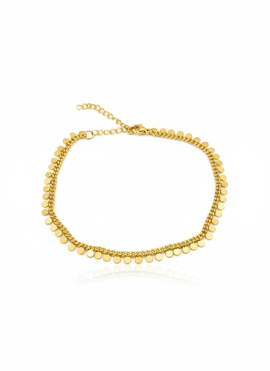 Shimmering Coin Anklet