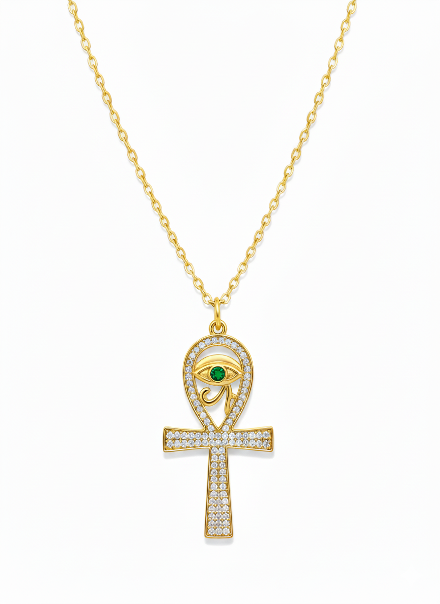 Eternal Guardian Ankh Necklace