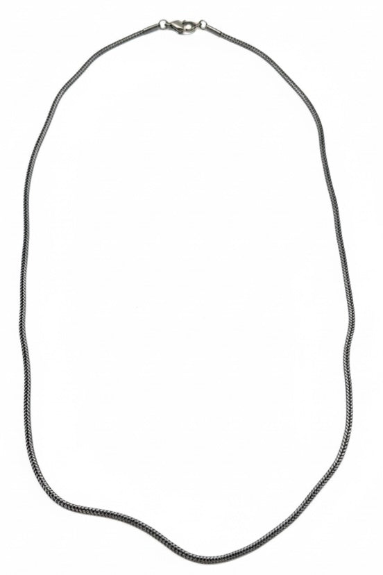 Silver 925 Square Snake Chain Necklace