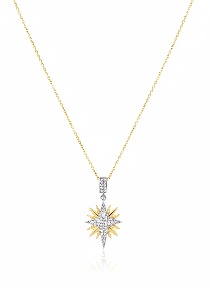 Radiant North Star Necklace