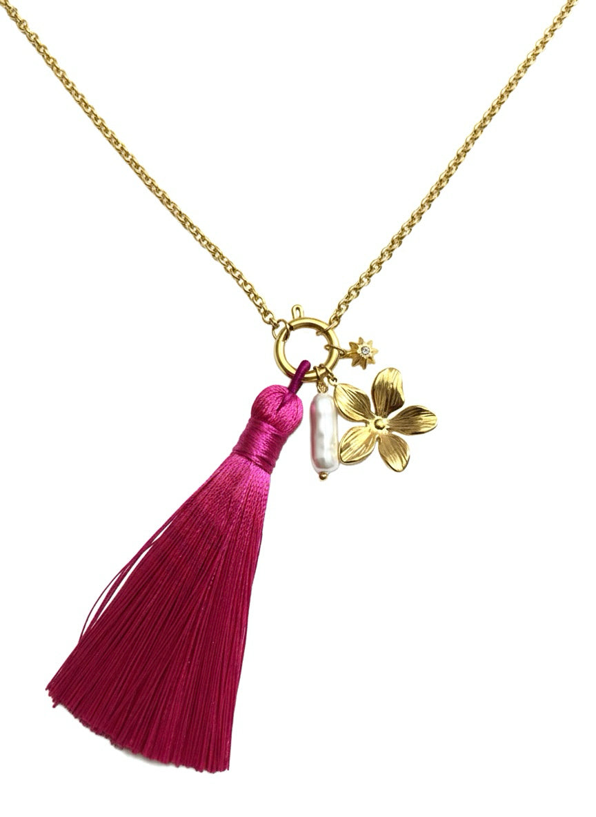 The Bloom & Pearl Long Necklace