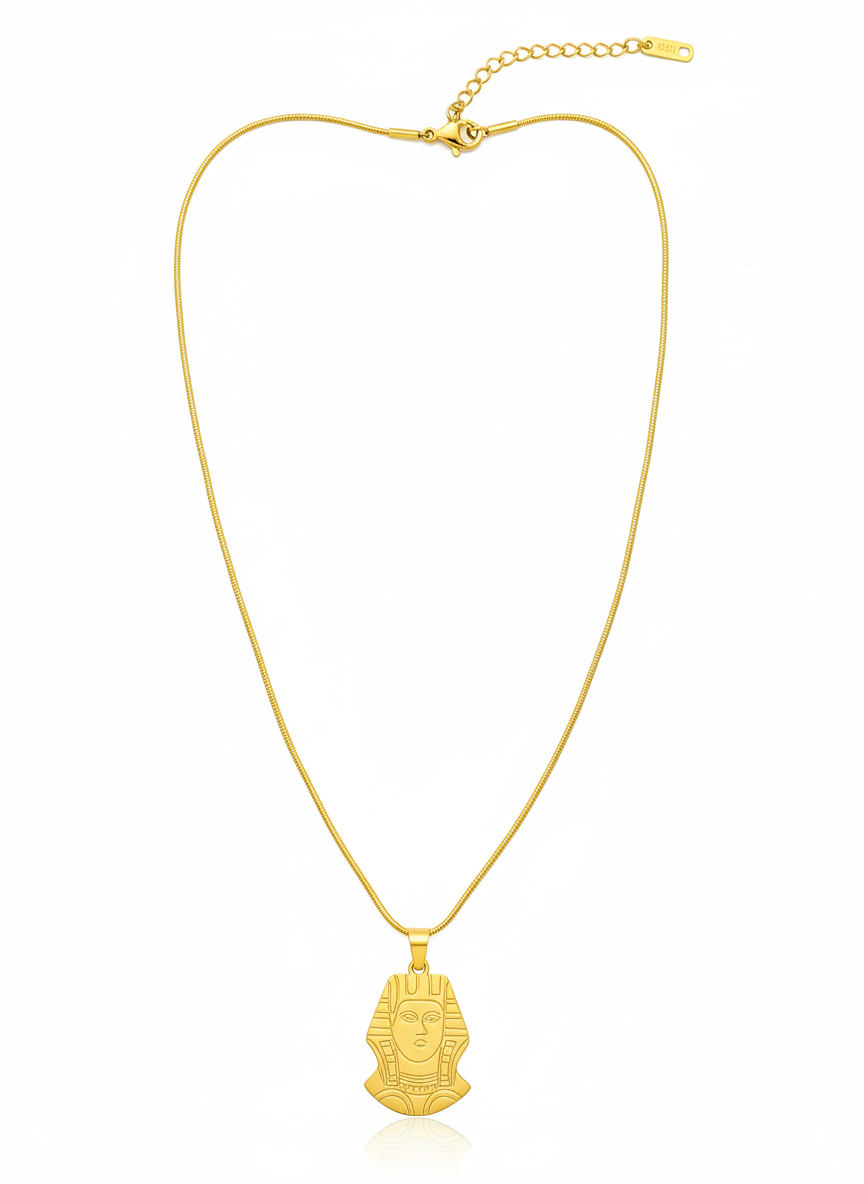 Pharaoh Medallion Necklace