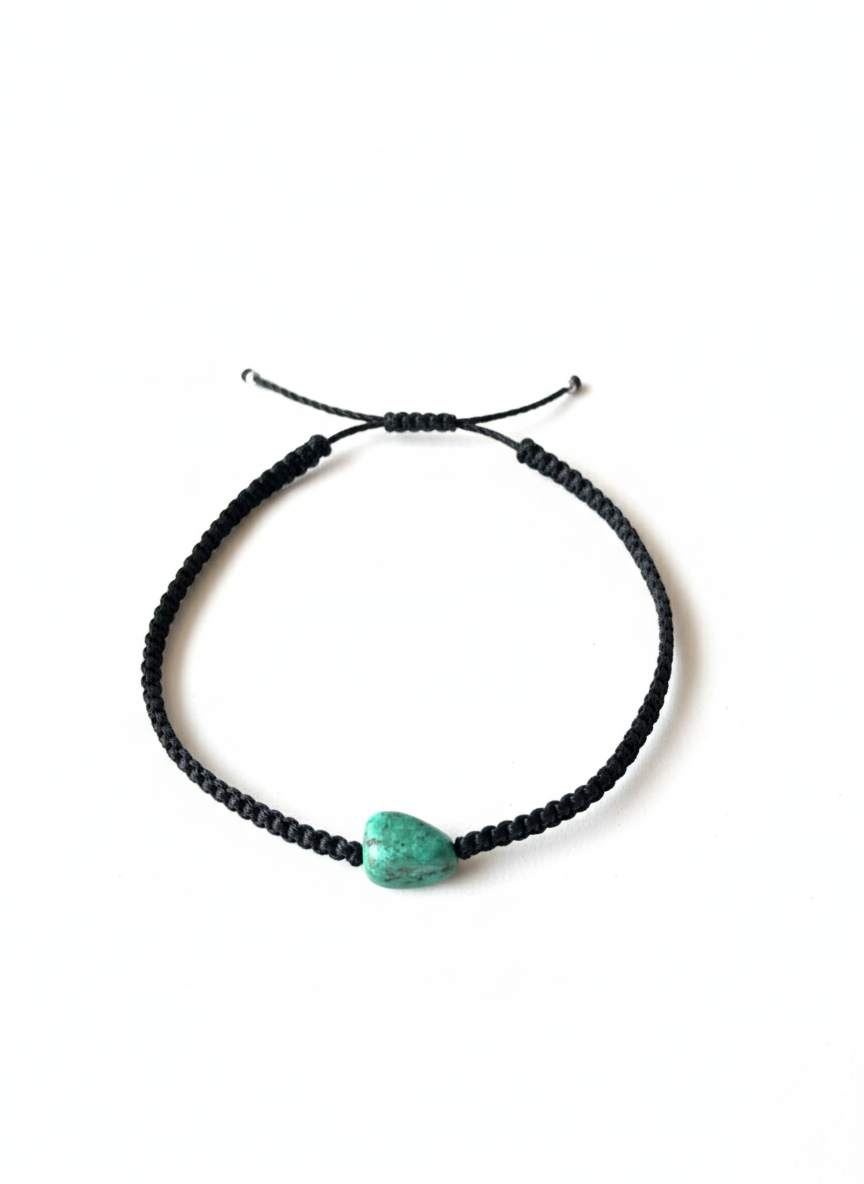 Handcrafted Turquoise & Hematite Artisan Bracelet