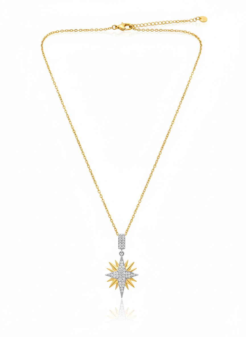 Radiant North Star Necklace