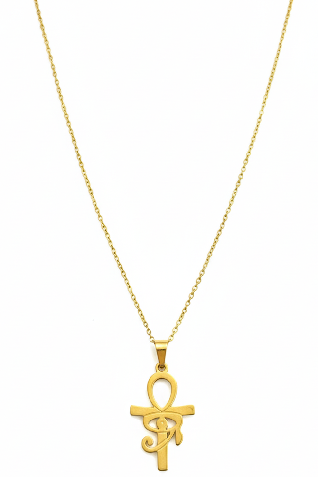 Ankh & Eye of Horus Necklace
