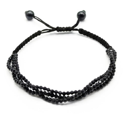 The Midnight Sparkle Trio Handmade Bracelet