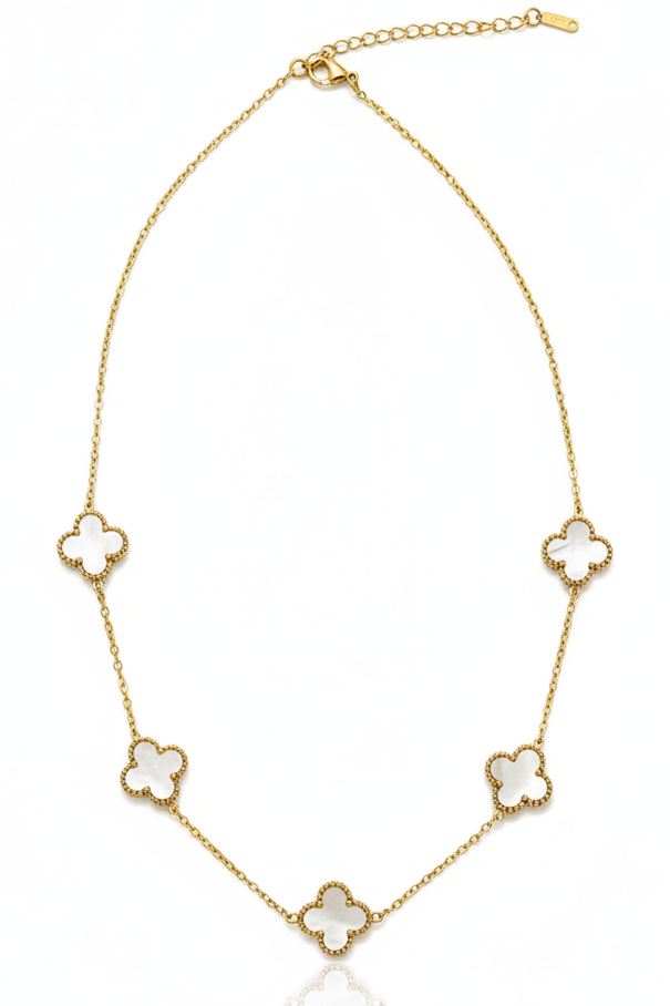 White Clover Necklace