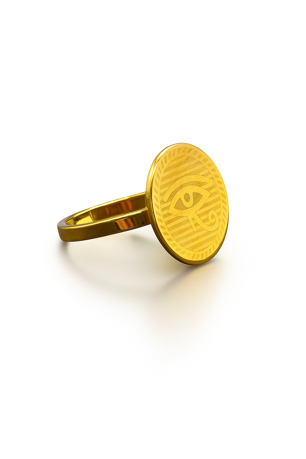 Eye of Horus Golden Ring