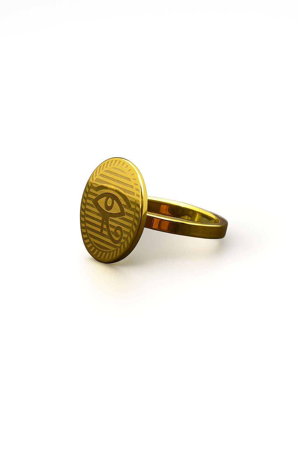 Eye of Horus Golden Ring