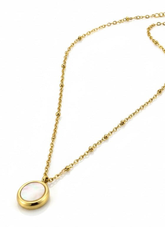 Shell Medallion Necklace