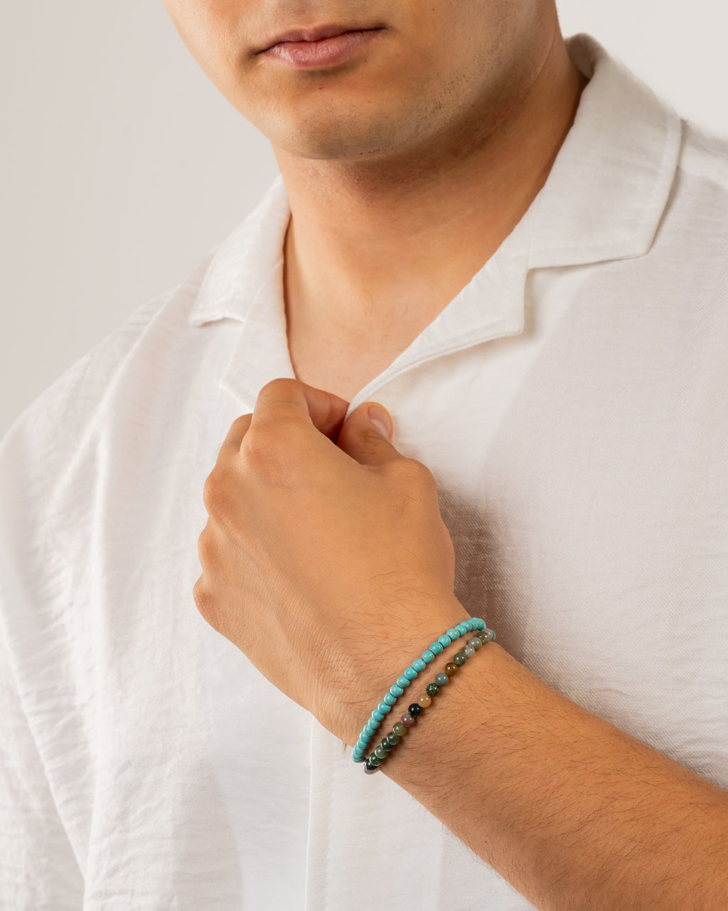 Handmade Turquoise Beaded Bracelet