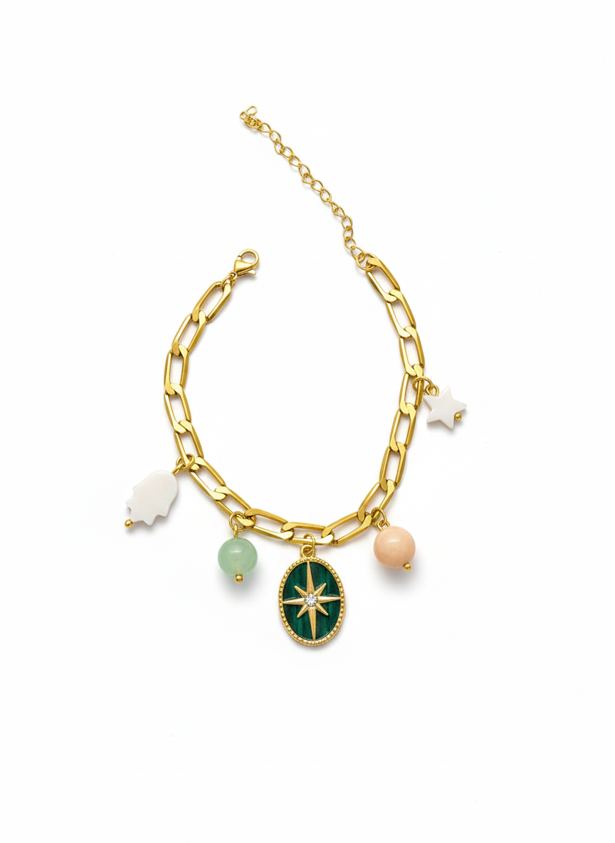 Celestial Charm Handmade Bracelet