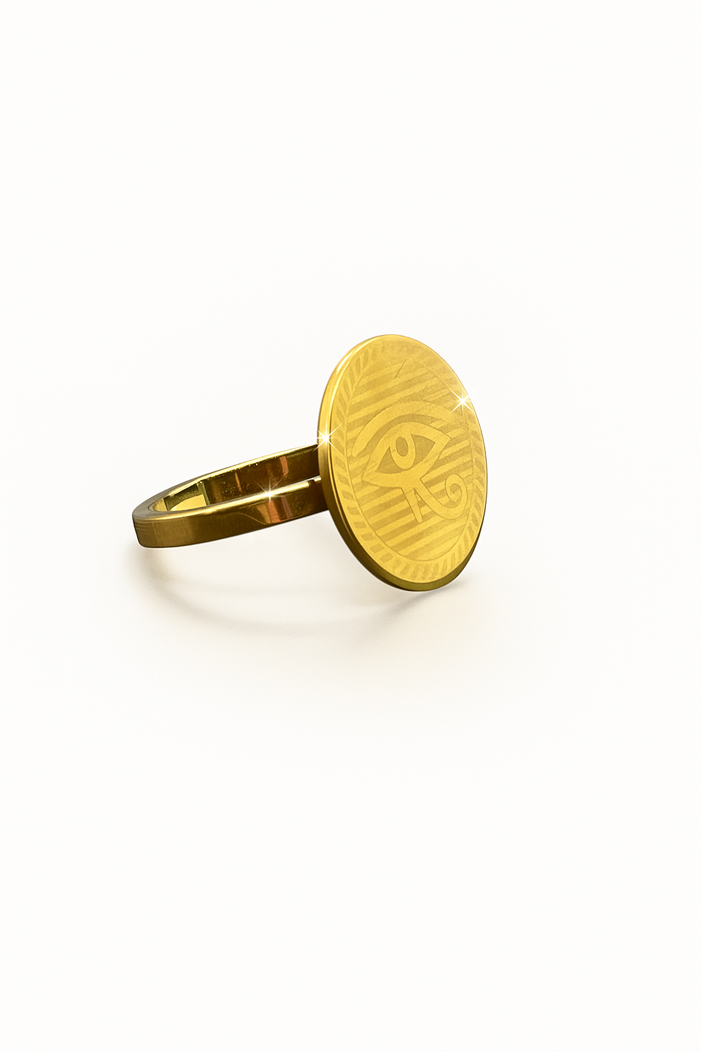 Eye of Horus Golden Ring