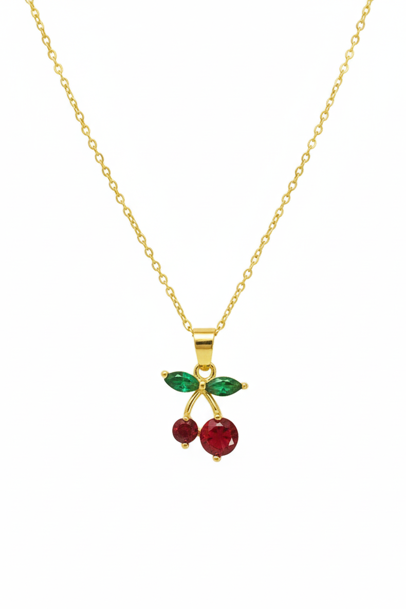 The Sweet Cherry Crystal Necklace