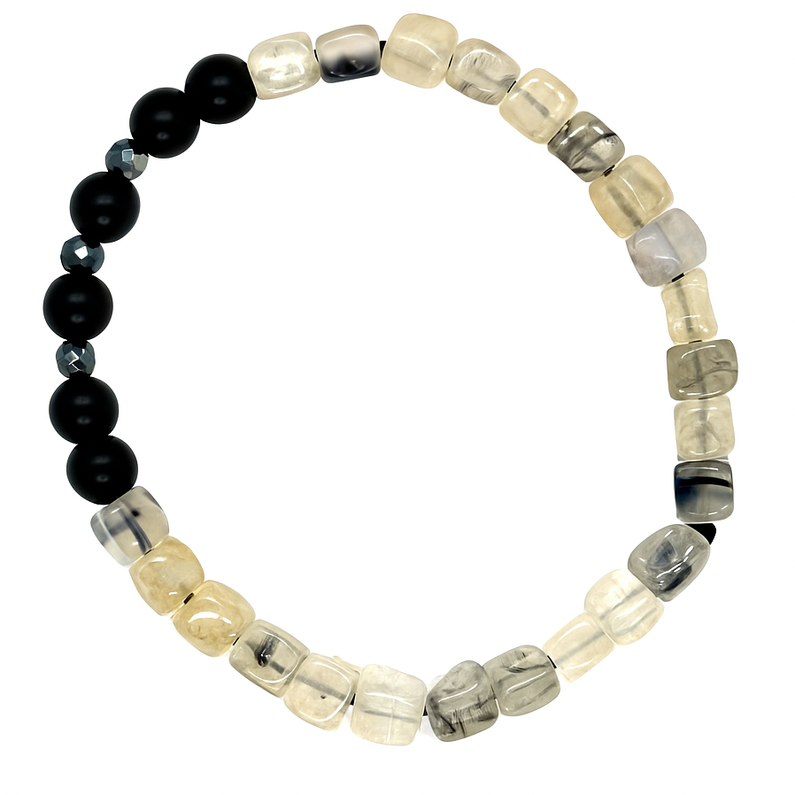 Contrast Cube Bracelet