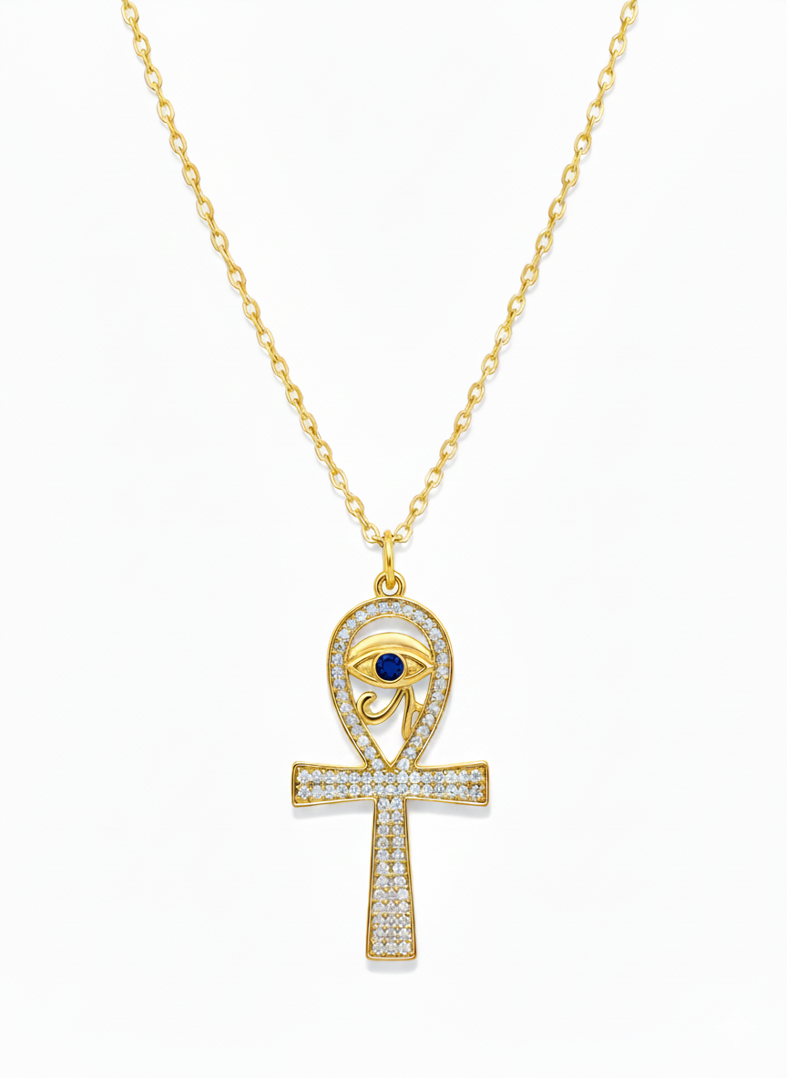Eternal Guardian Ankh Necklace