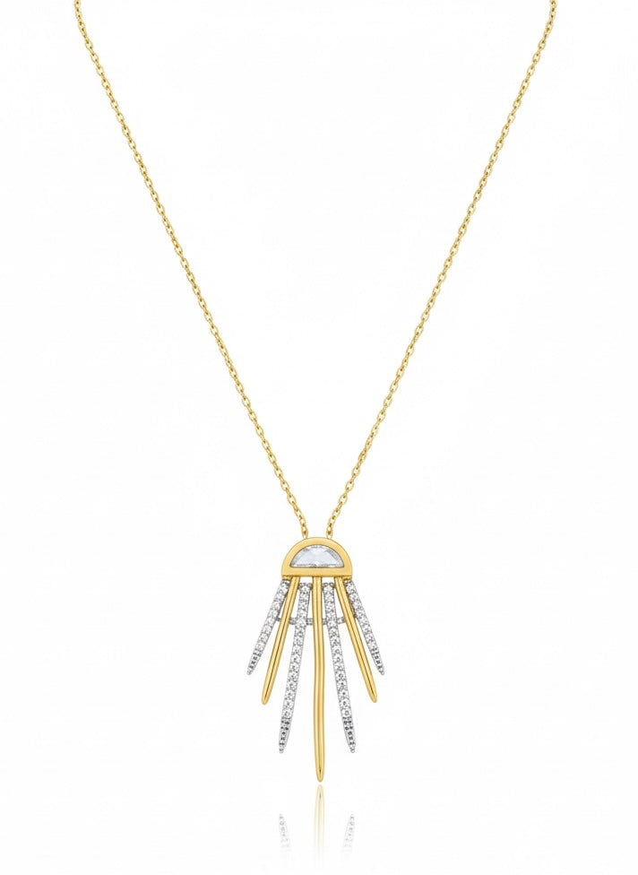Art Deco Fringe Necklace