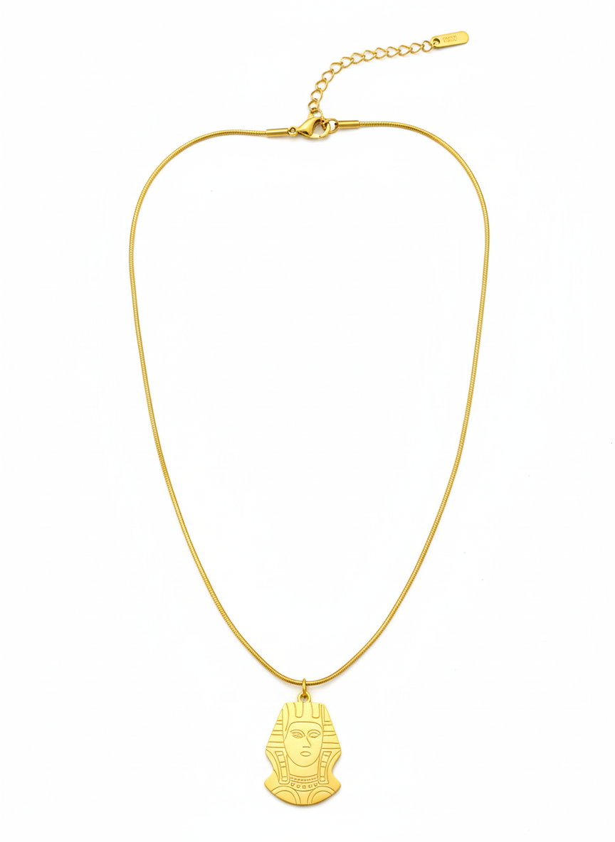 Pharaoh Medallion Necklace