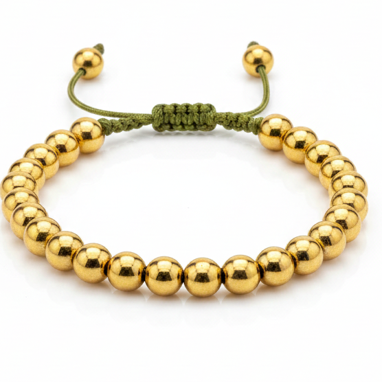 Golden Iron Strand Handmade Bracelet