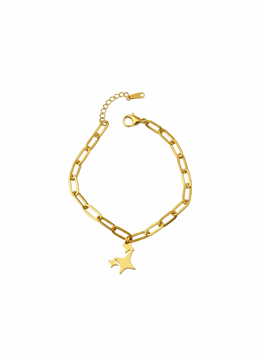 Celestial Paperclip Bracelet