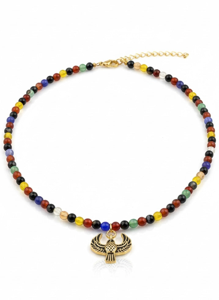 Handmade Prism Falcon Choker Necklace