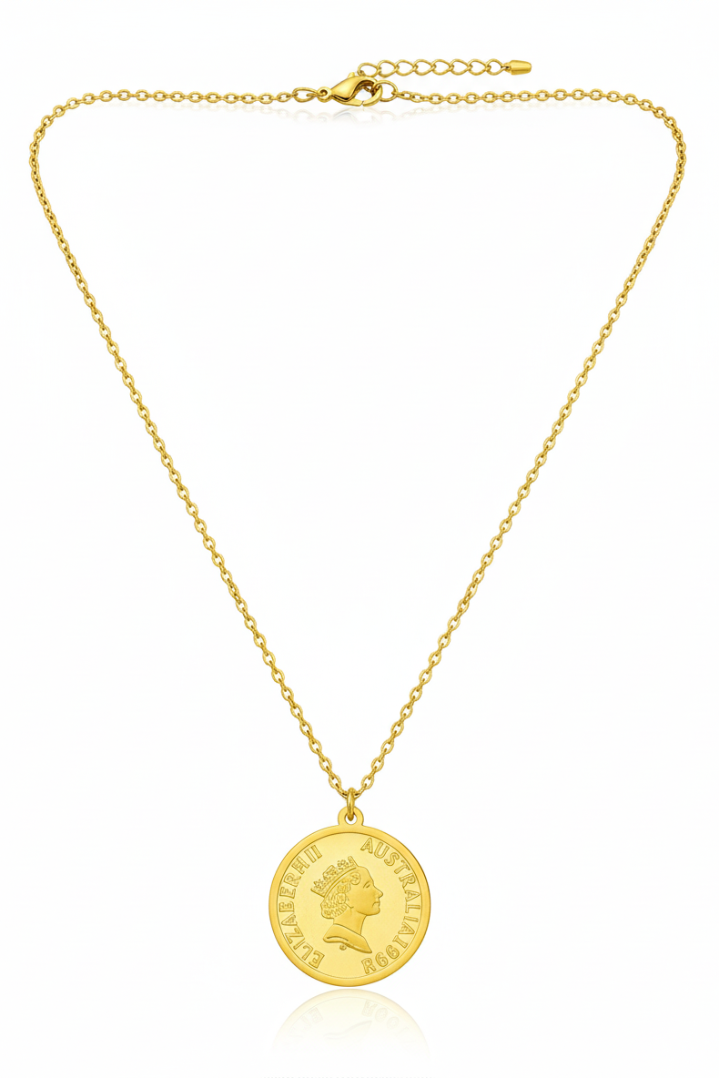 Queen Elizabeth Medallion Necklace