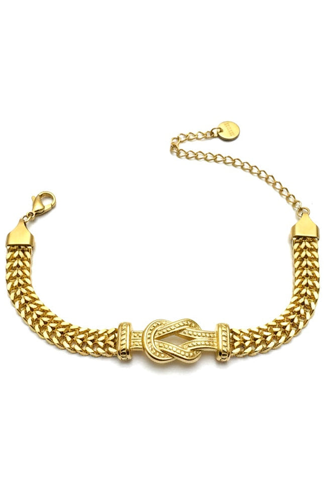 Eternal Knot Herringbone Bracelet