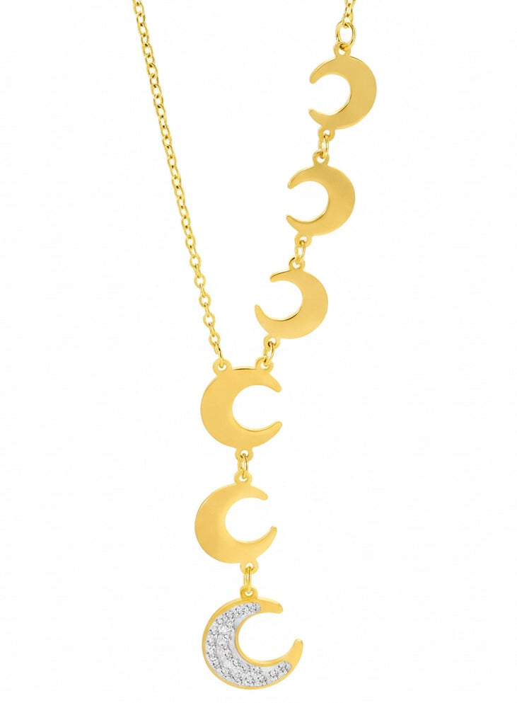 Cascading Moon Necklace