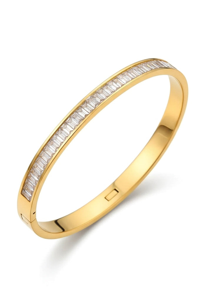 Baguette Bangle Bracelet