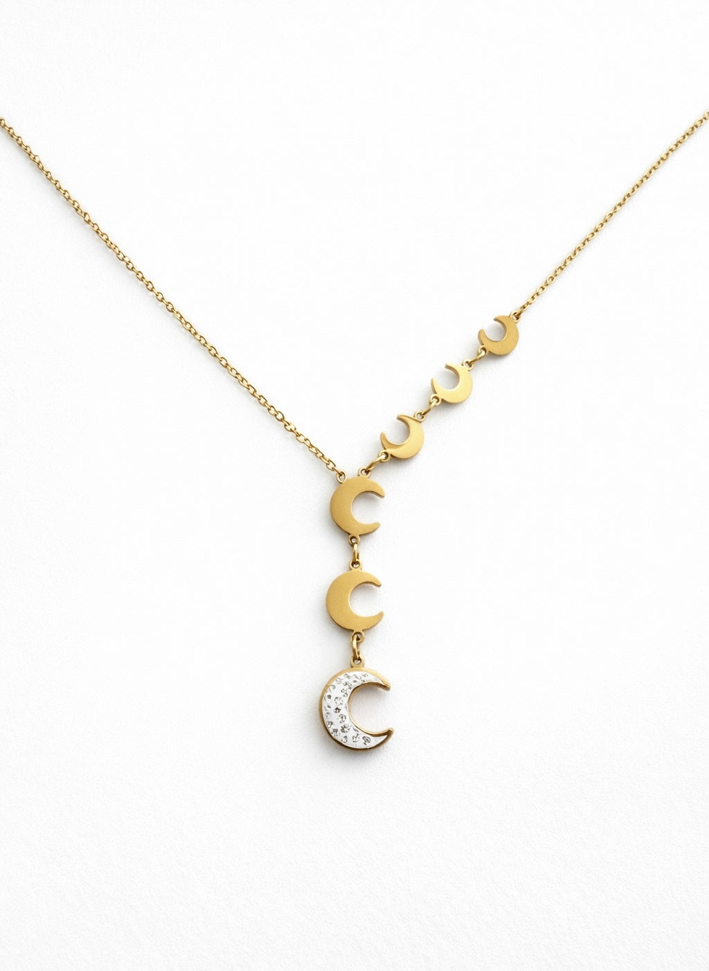 Cascading Moon Necklace