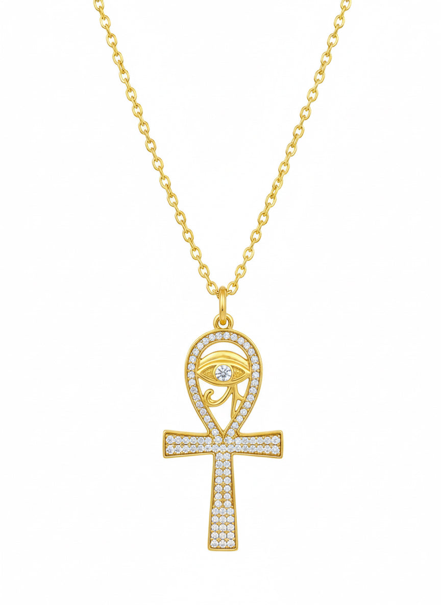Eternal Guardian Ankh Necklace