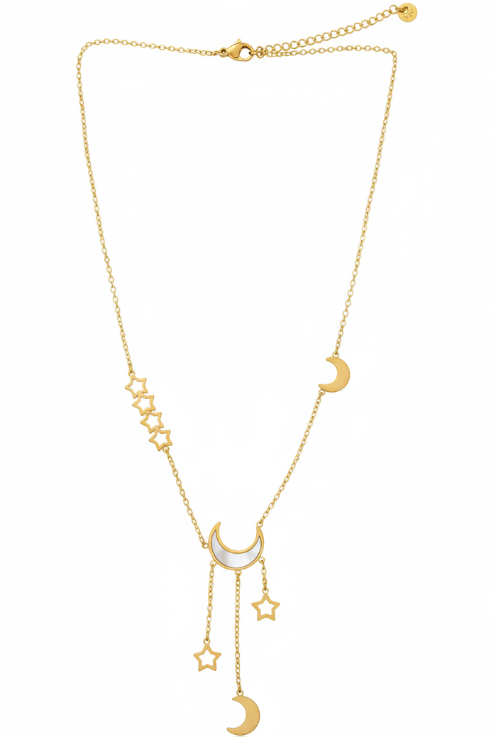 Eternal Moon & Star Necklace