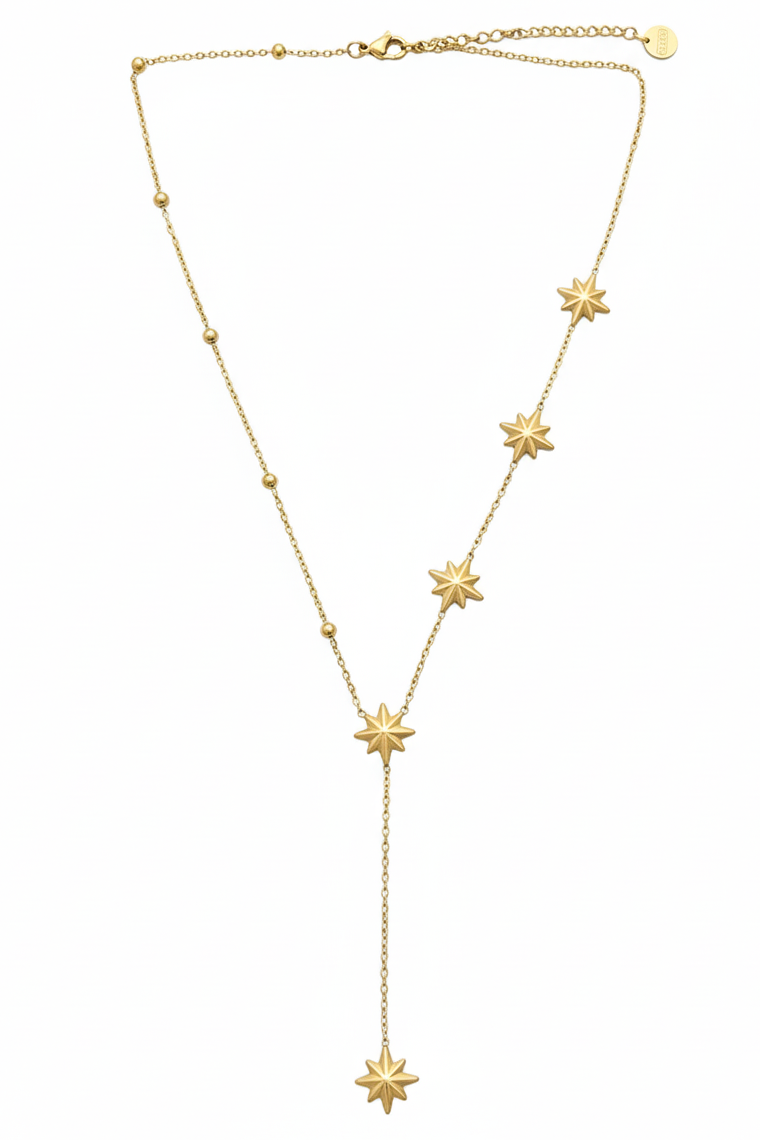 Celestial North Star Y-Necklace