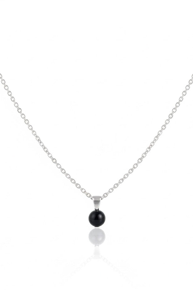 The Onyx Silver Necklace