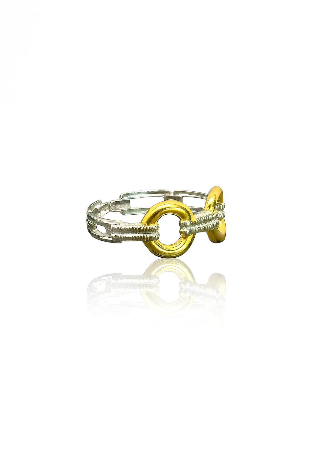 Haidy Handmade Mixed Metal Ring