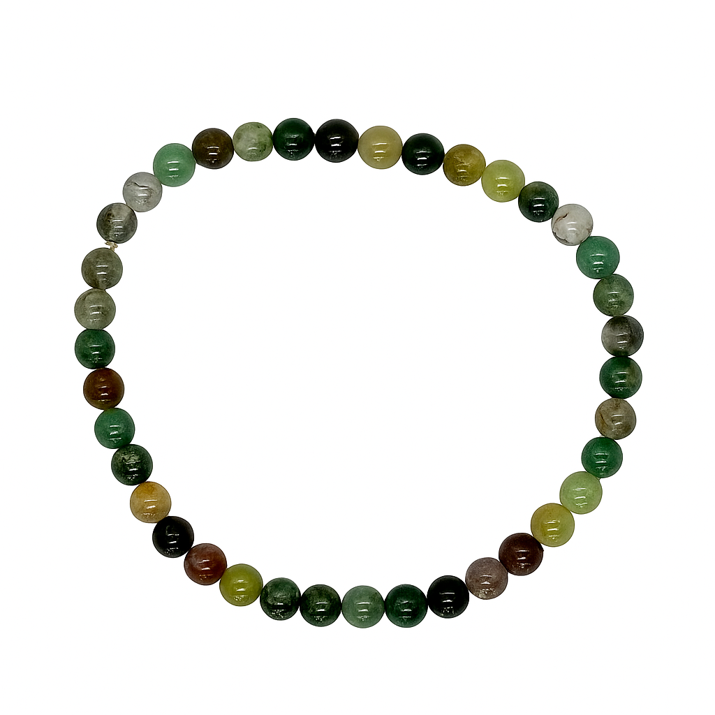Handmade Multi-Color Jade Bracelet