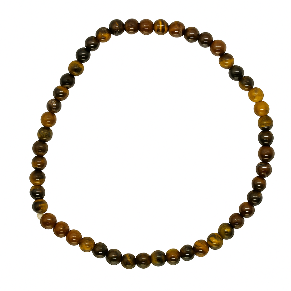 Haidy Handmade Tiger's Eye Beaded Necklace