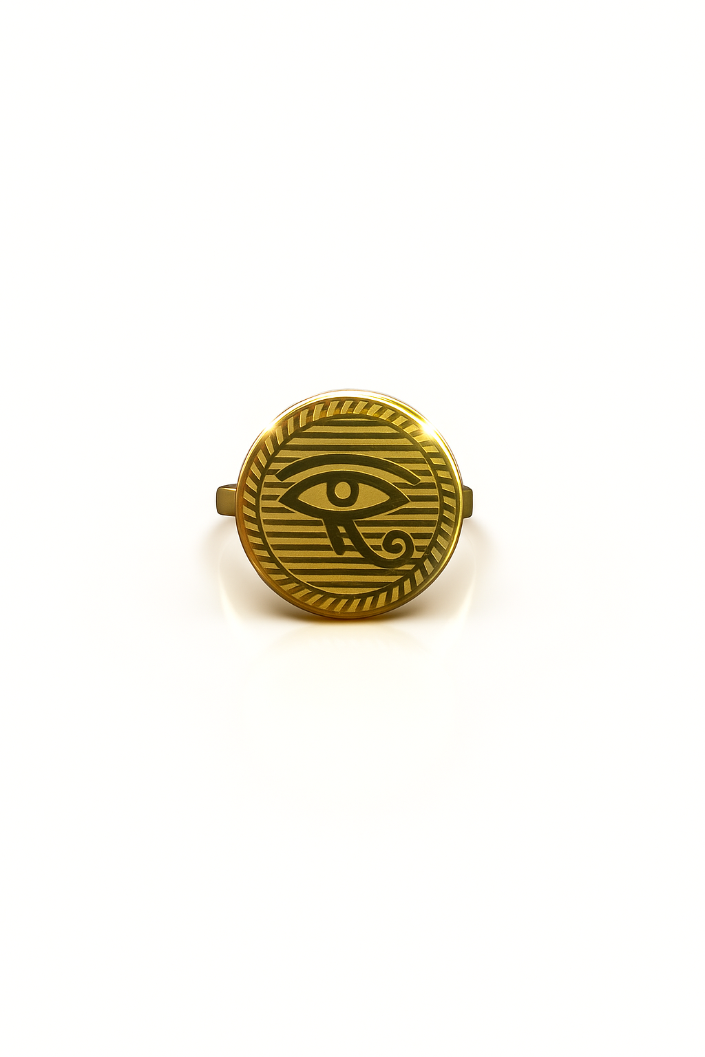 Eye of Horus Golden Ring
